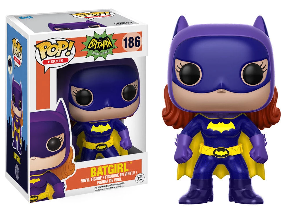 Spastic Pops Brand New! Batgirl (Classic 1966 TV) Type: Vinyl Art Toys Brand: Funko Series: Pop! Heroes , Pop! Vinyl Production Status: Standard Reference #: 186