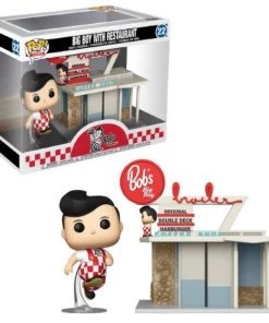 Spastic Pops The Drop! Big Boy With Restaurant Type: Vinyl Art Toys Sets Brand: Funko Series: Pop! Vinyl , Pop! Town Scale: 3.75