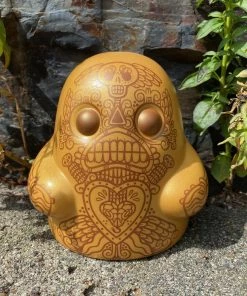 Spastic Pops BIMTOY: LE350 Fugitive Toys Exclusive Tiny Ghost Vinyl Figure [Golden Idol] Pre-Loved!