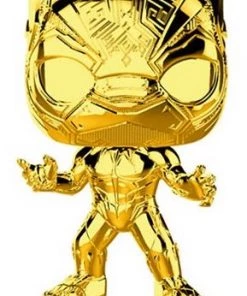 Spastic Pops Black Panther (Gold Chrome)