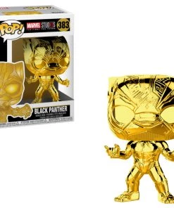 Spastic Pops Black Panther (Gold Chrome)