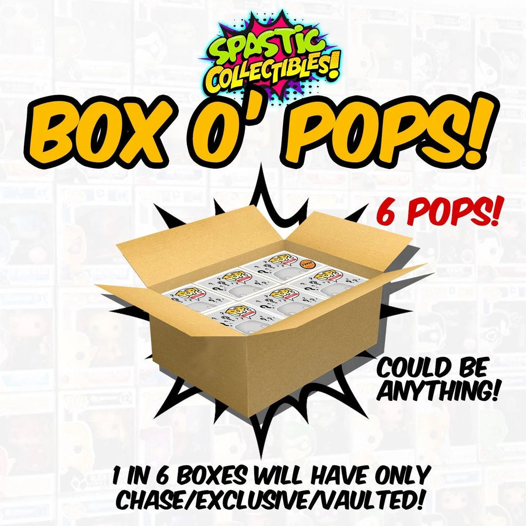 Spastic Pops Box O' Pops! (Guaranteed FULL Value Minimum) Box O Pops! 1 Spastic Pops Box O' Pops! (Guaranteed FULL Value Minimum) Box O Pops!