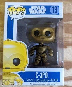 Spastic Pops C-3PO Type: Vinyl Art Toys (Large Font RARE Version)