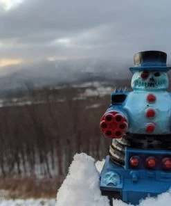 Spastic Pops CREATUREMAKER TOYS: LE10 "Mecha Fosty" 4in Resin Spastic Collectibles Exclusive FREE US SHIPPING Designer Brands!