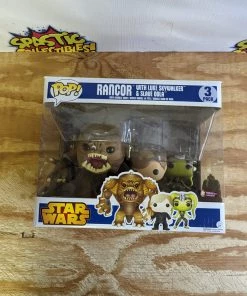 Spastic Pops [DAMAGED BOX] Rancor, Luke Skywalker, & Oola (3-Pack) Misc Funko!