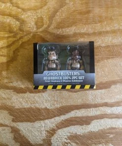 Spastic Pops DESIGNERCON: BE@RBRICK 100% 2pc Set Peter Venkman And Winston Zeddemore