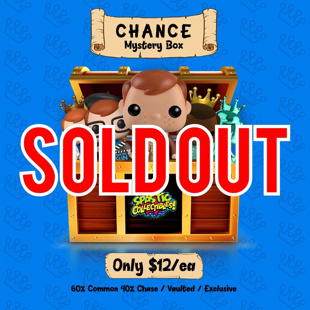Spastic Pops Misc Funko! February CHANCE Mystery Box Hunt For Freddy Funko(s) ($12/ea) (TOP PRIZES VALUED Up To $1530+!) 1 Spastic Pops Misc Funko! February CHANCE Mystery Box Hunt For Freddy Funko(s) ($12/ea) (TOP PRIZES VALUED Up To $1530+!)