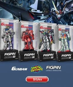 Spastic Pops FiGPiN Classic GUNDAM - Set Of 4