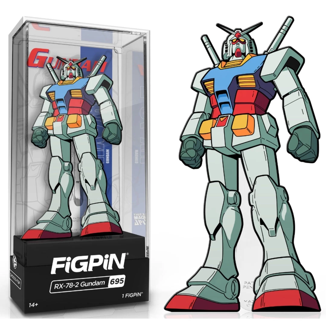 Spastic Pops FiGPiN Classic GUNDAM - Set Of 4 6 Spastic Pops FiGPiN Classic GUNDAM - Set Of 4