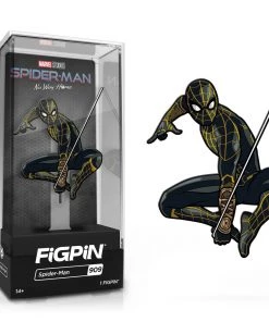 Spastic Pops All In Stock! FiGPiN Classic Marvel Studios Spider-Man: No Way Home - Spider-Man Black Suit (909) 1st Edition - 1,500 Units