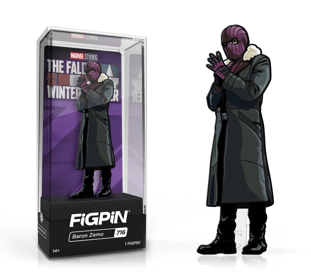 Spastic Pops FiGPiN Classic Marvel Studio's The Falcon And The Winter Soldier Baron Zemo (#716) (LIMITED EDITION 2K) 1 Spastic Pops FiGPiN Classic Marvel Studio's The Falcon And The Winter Soldier Baron Zemo (#716) (LIMITED EDITION 2K)