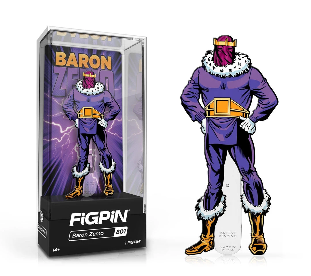 Spastic Pops All In Stock! FiGPiN Classic MARVEL VILLAINS Baron Zemo (801) (LIMITED EDITION 2K) 1 Spastic Pops All In Stock! FiGPiN Classic MARVEL VILLAINS Baron Zemo (801) (LIMITED EDITION 2K)