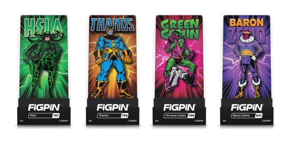 Spastic Pops All In Stock! FiGPiN Classic MARVEL VILLAINS - Set Of 4 2 Spastic Pops All In Stock! FiGPiN Classic MARVEL VILLAINS - Set Of 4