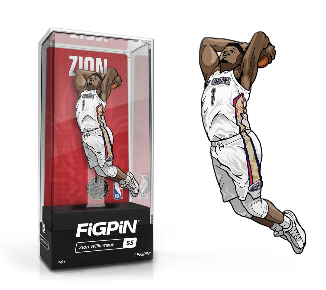 Spastic Pops FiGPiN Classic NBA Series 1 - Zion Williamson (S5) (1ST EDITION LE3K) 1 Spastic Pops FiGPiN Classic NBA Series 1 - Zion Williamson (S5) (1ST EDITION LE3K)