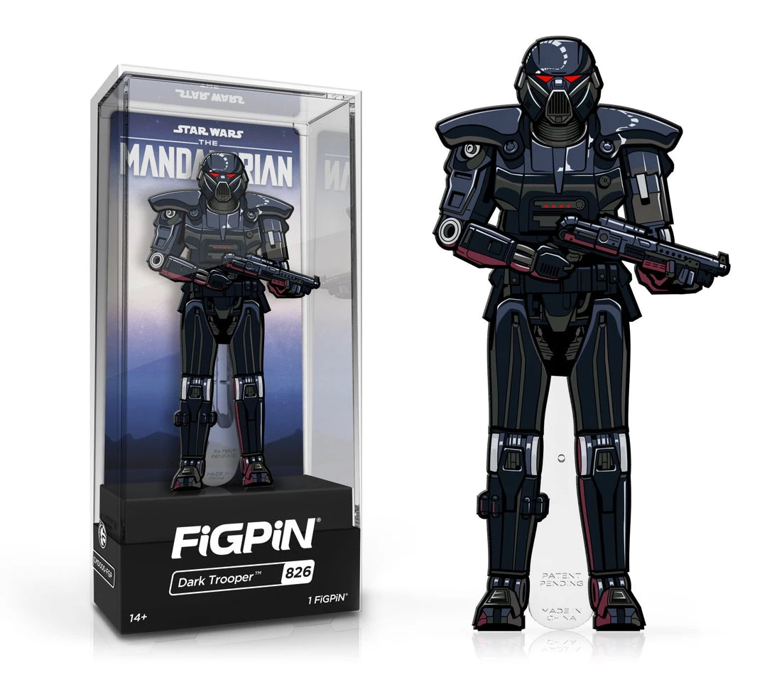 Spastic Pops FiGPiN Classic Star Wars™: The Mandalorian™ - Dark Trooper™(826) (1ST EDITION LE3000) All In Stock! 1 Spastic Pops FiGPiN Classic Star Wars™: The Mandalorian™ - Dark Trooper™(826) (1ST EDITION LE3000) All In Stock!