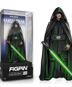 Spastic Pops All In Stock! FiGPiN Classic Star Wars™: The Mandalorian™ - Luke Skywalker™(825) (1ST EDITION LE3000)