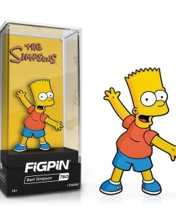 Spastic Pops All In Stock! FiGPiN Classic THE SIMPSONS Series 1 - Bart Simpson (760) (1ST EDITION LE3K)