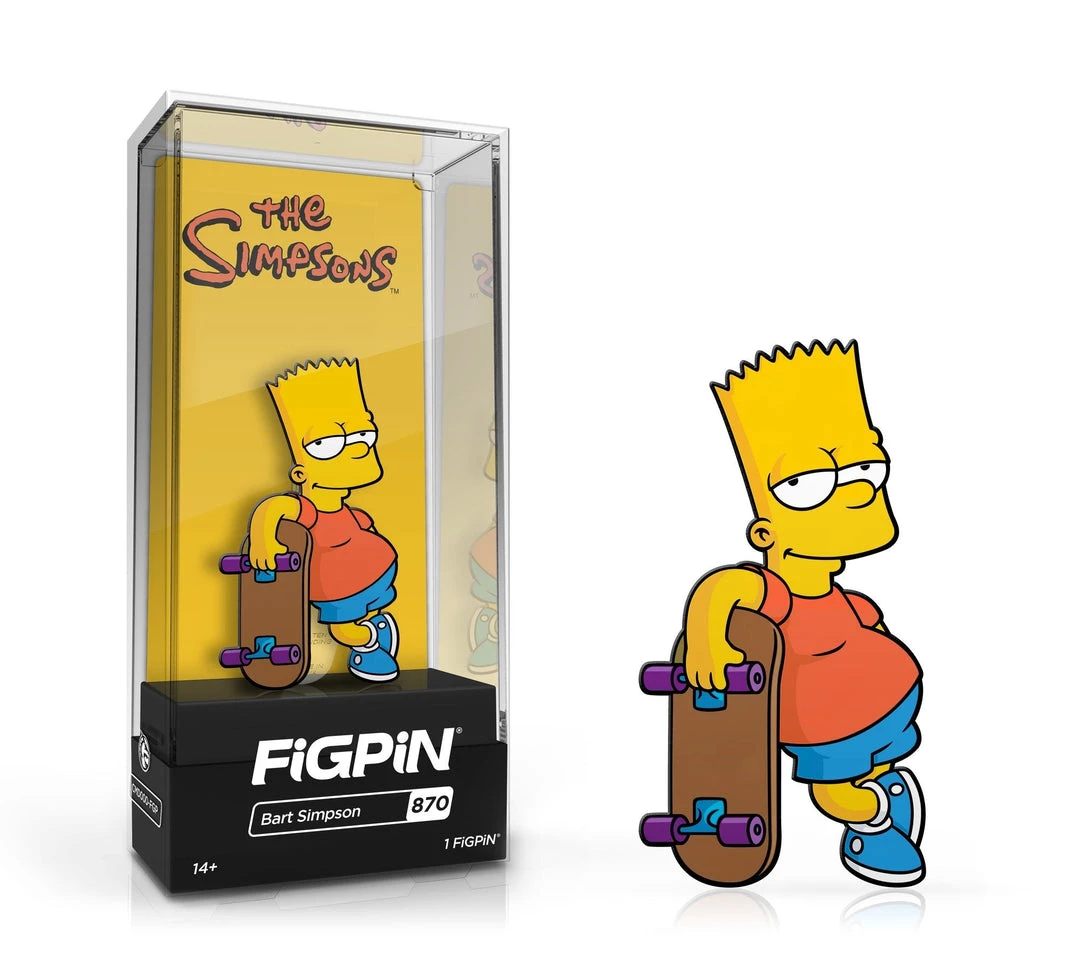 Spastic Pops FiGPiN Classic THE SIMPSONS Series 2 - Bart Simpson (870) (1ST EDITION LE2000) All In Stock! 1 Spastic Pops FiGPiN Classic THE SIMPSONS Series 2 - Bart Simpson (870) (1ST EDITION LE2000) All In Stock!