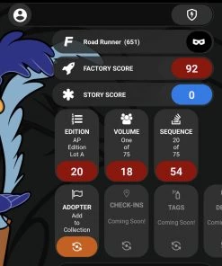 Spastic Pops FiGPiN RARE FINDS [AP: ARTIST PROOF LOT A SEQUENCE 20/75] Road Runner 651 The Drop!