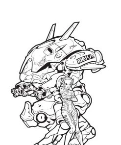 Spastic Pops FiGPiN RARE FINDS [LOT B SEQUENCE 1960/9600] D.Va + Meka X5