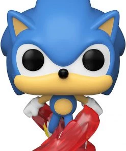 Spastic Pops Funko Games: POP! Sonic Set Of 2 - Running Sonic + Silver The Hedgehog The Drop!