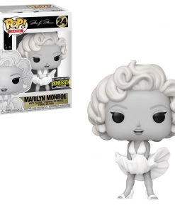 Spastic Pops In Stock! Funko Pop! Icons Marilyn Monroe Set Of 2: Marilyn Monroe #24 Marilyn Monroe (Black & White) #24