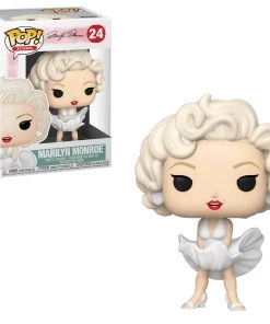 Spastic Pops In Stock! Funko Pop! Icons Marilyn Monroe Set Of 2: Marilyn Monroe #24 Marilyn Monroe (Black & White) #24