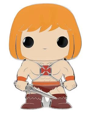 Spastic Pops Funko POP Pins! Mattel: Masters Of The Universe- He-Man Pre-Loved! 2 Spastic Pops Funko POP Pins! Mattel: Masters Of The Universe- He-Man Pre-Loved!
