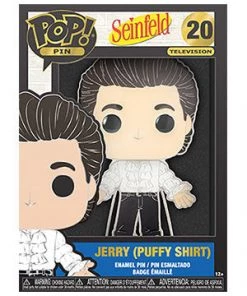 Spastic Pops Funko POP! Pins: Seinfeld - Jerry In Stock!