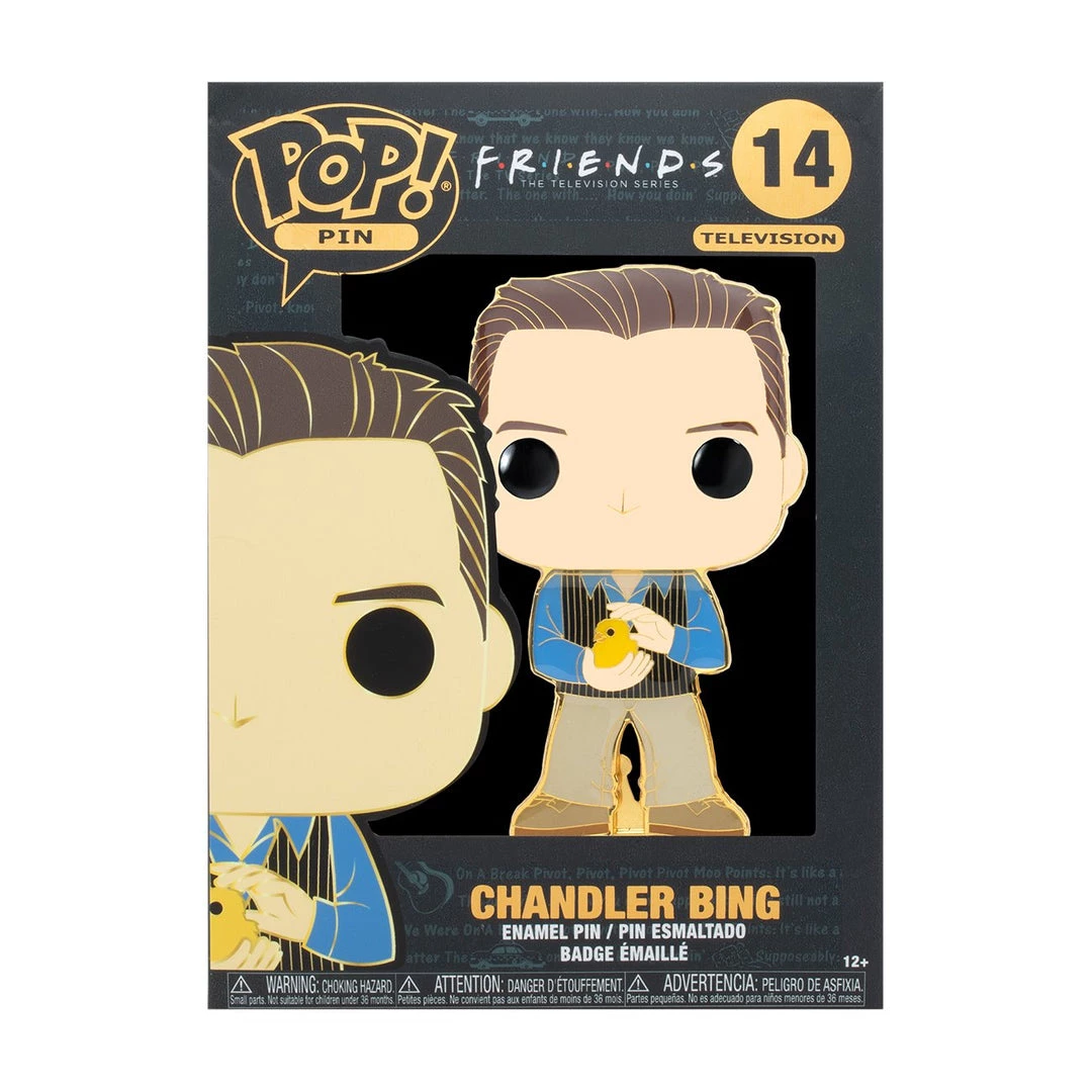 Spastic Pops Funko POP Pins! Warner Bros: Friends- Chandler Bing Pre-Loved! 1 Spastic Pops Funko POP Pins! Warner Bros: Friends- Chandler Bing Pre-Loved!