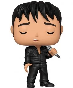 Spastic Pops Funko Pop! Rocks Elvis Presley Set Of 4: Elvis '68 Comeback Special Glitter #188 Elvis '68 Comeback Special #188 Elvis Jailhouse Rock #186 Elvis Blue Hawaii #187 In Stock!