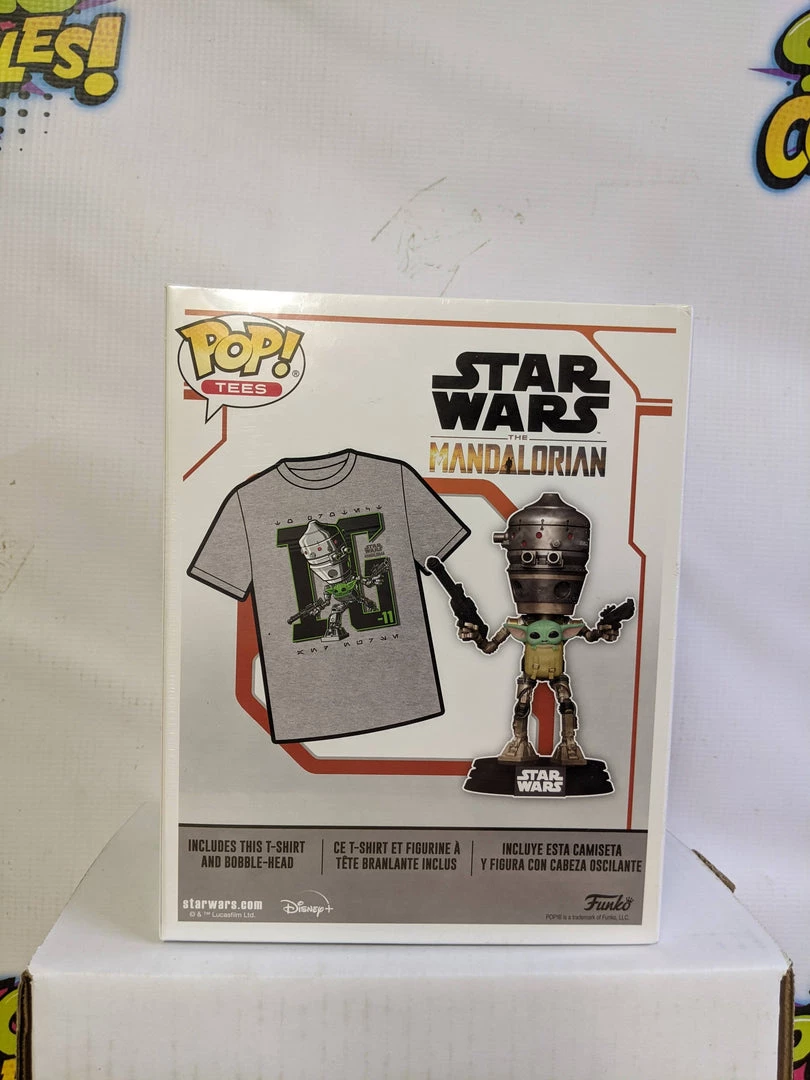 Spastic Pops The Drop! IG-11 With The Child Pop And Shirt (SEALED - SIZE MEDIUM) 3 Spastic Pops The Drop! IG-11 With The Child Pop And Shirt (SEALED - SIZE MEDIUM)