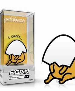 Spastic Pops In Stock: FiGPiN Classic: Gudetama [I Can't] #514 All In Stock!