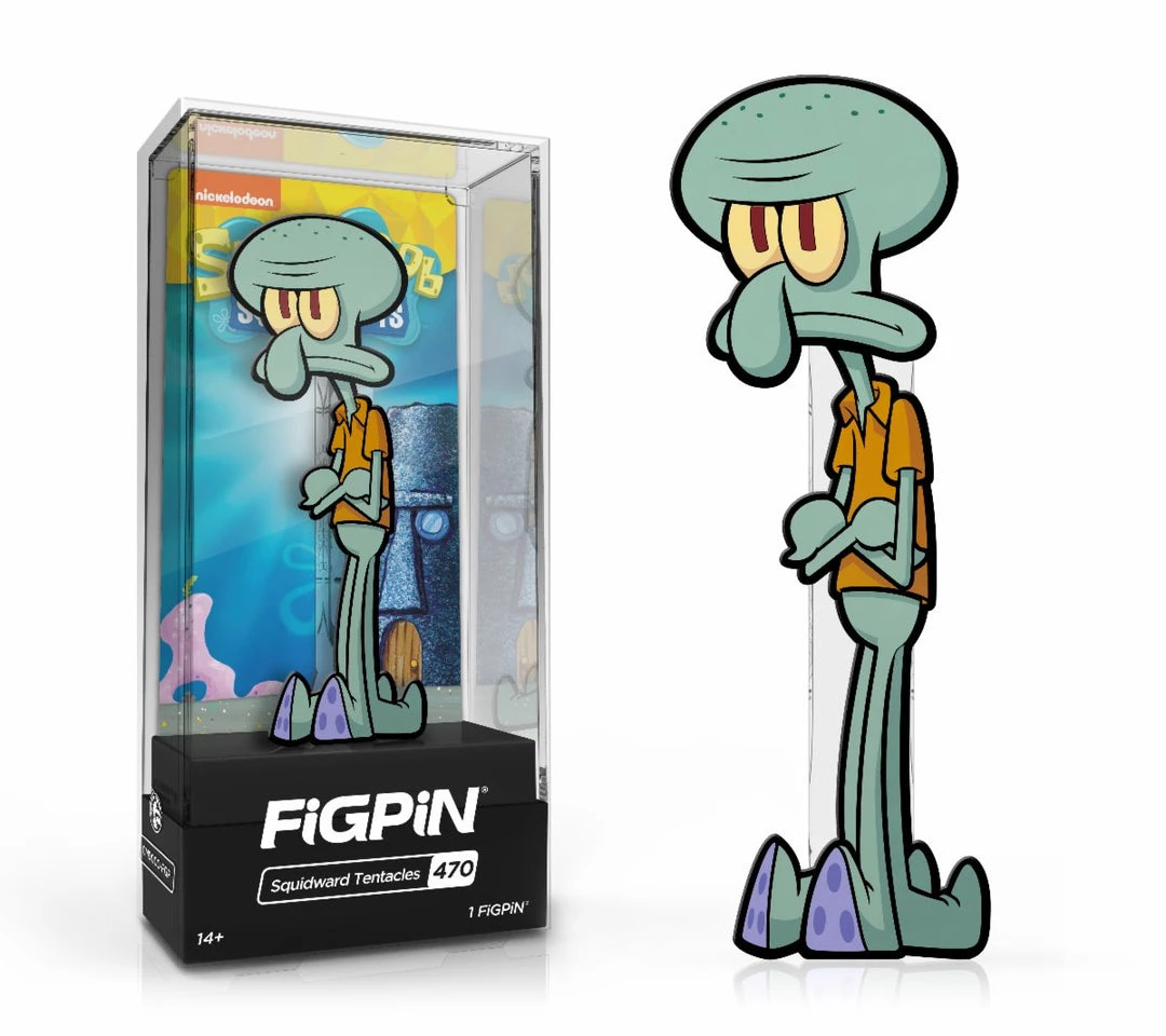Spastic Pops All In Stock! In Stock: FiGPiN Classic: Nickelodeon - Squidward Tentacles #470 1 Spastic Pops All In Stock! In Stock: FiGPiN Classic: Nickelodeon - Squidward Tentacles #470