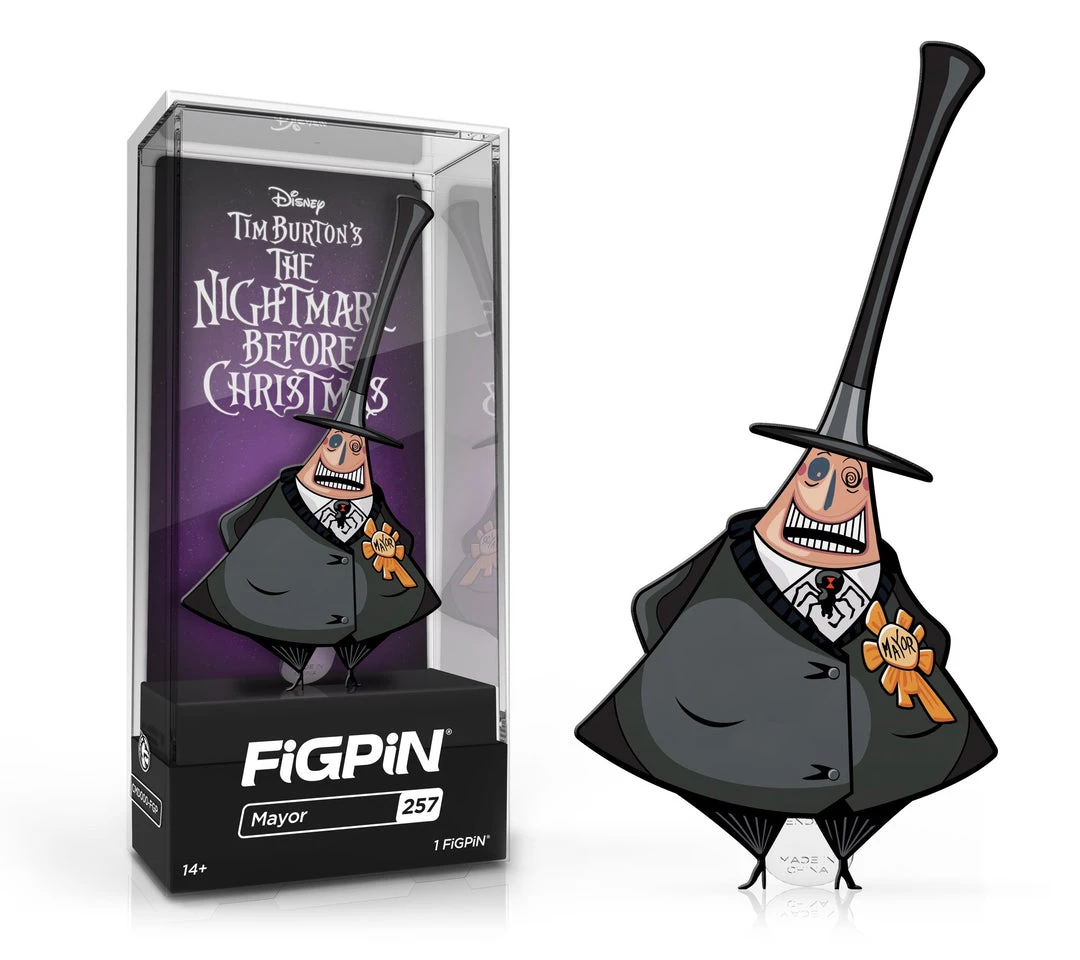 Spastic Pops In Stock: FiGPiN Classic: NIGHTMARE BEFORE CHRISTMAS - Mayor(#257) All In Stock! 1 Spastic Pops In Stock: FiGPiN Classic: NIGHTMARE BEFORE CHRISTMAS - Mayor(#257) All In Stock!