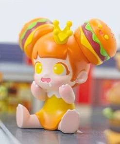 Spastic Pops IN STOCK: [MOE DOUBLE STUDIO] LE99 Yaya-Burger-Orange