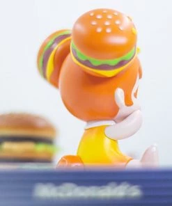 Spastic Pops IN STOCK: [MOE DOUBLE STUDIO] LE99 Yaya-Burger-Orange