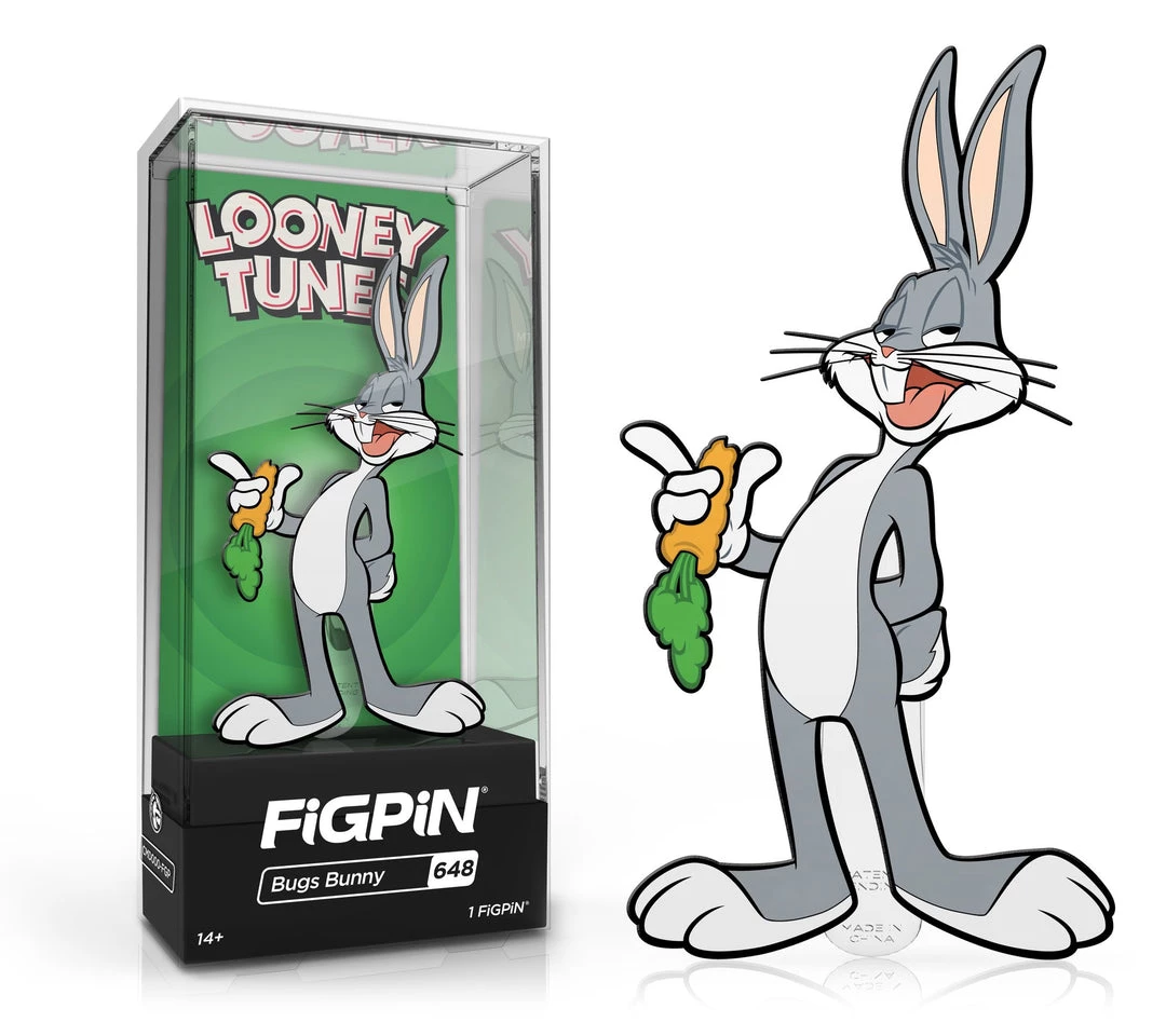 Spastic Pops In Stock: FiGPiN Classic LOONEY TUNES Bugs Bunny #648 1 Spastic Pops In Stock: FiGPiN Classic LOONEY TUNES Bugs Bunny #648