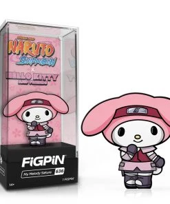 Spastic Pops All In Stock! IN STOCK: FiGPiN Classic NARUTO X HELLO KITTY My Melody Sakura #636 [1st Edition: LE2000]