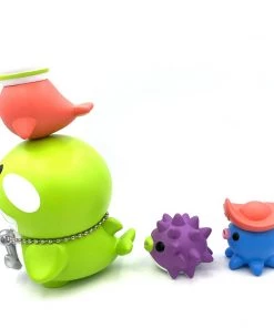 Spastic Pops IN STOCK Spastic Collectibles Exclusive LE199 Blacklight Reactive Orca & Friends [Kaze Studio X Martian Toys]