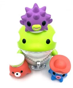 Spastic Pops IN STOCK Spastic Collectibles Exclusive LE199 Blacklight Reactive Orca & Friends [Kaze Studio X Martian Toys]