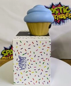 Spastic Pops Designer Brands! In Stock: TRASH PANDA TOYS Original Blue Cake Vinyl Figure