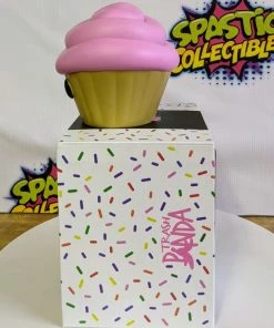 Spastic Pops In Stock: TRASH PANDA TOYS Original Pink Cake Vinyl Figure