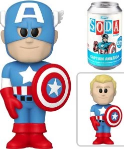 Spastic Pops IN STOCK: [Vinyl Soda] Marvel- Captain America [with 1 In 6 Chance At Chase!] [BUY 6 FOR GUARANTEED CHASE] Marvel!