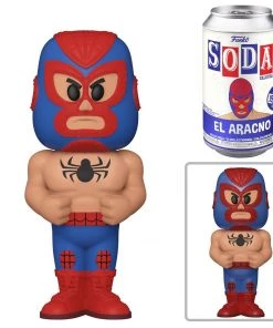 Spastic Pops IN STOCK: [Vinyl Soda] Marvel Lucha Libre (Luchadores) - El Aracno (Spider-Man) [with 1 In 6 Chance At Chase!] Marvel!