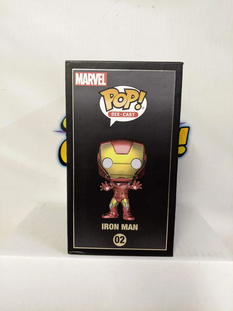 Spastic Pops The Drop! Iron Man Type: Vinyl Art Toys Brand: Funko Series: Pop! Vinyl , Pop! Marvel , Pop! Die-Cast Production Status: Exclusive Reference #: 2 Released: Nov 1, 2021 Related Subjects: Iron Man (Anthony 'Tony' Edward Stark) , Marvel