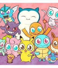 Spastic Pops JELLYKOE: ”Catch ‘em All" 8 X 10 Art Print Designer Brands!