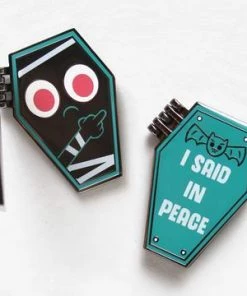 Spastic Pops JELLYKOE: "RIP" PREMIUM Hard Enamel Pin Designer Brands!