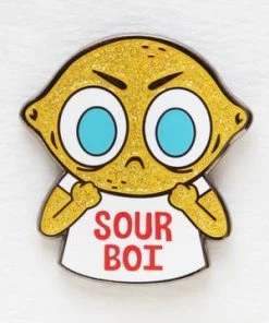 Spastic Pops JELLYKOE: "Sour Boi" Hard Enamel Pin Designer Brands!