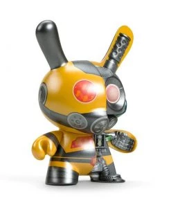 Spastic Pops KIDROBOT 5" DAIROBO-B MECHA HALF RAY DUNNY BY DOLLY OBLONG - YELLOW Designer Brands!